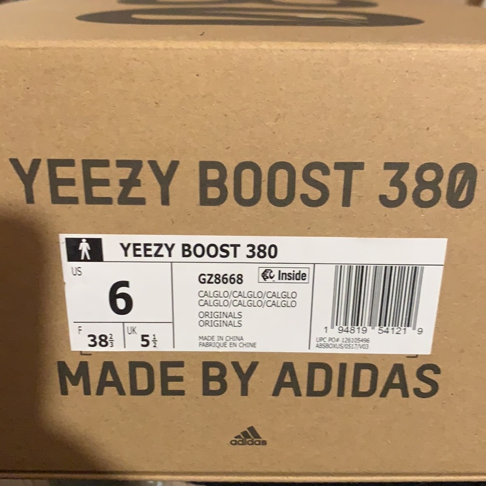 SOLD Yeezy boost 380 calcite good US 6 F 382/3 UK 5 1/2 AUTHENTIC sold on eBay - Picture 5 of 11